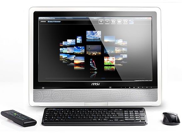 MSI Wind Top AE2420 3D Intel® Core™ i5 i5-650 59.9 cm (23.6") Touchscreen 4 GB DDR3-SDRAM 640 GB AMD Radeon HD 5730 Windows 7 Home Premium Wi-Fi 4 (802.11n) Black, White