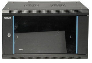 Intellinet 203845 rack cabinet 15U Wall mounted rack Black