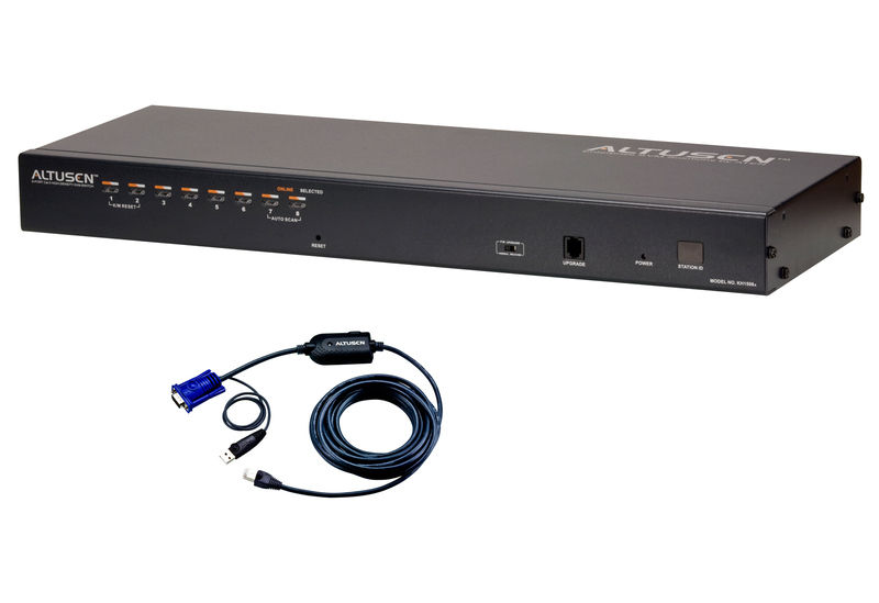 ATEN KH1508AIUKIT KVM switch Rack mounting Black