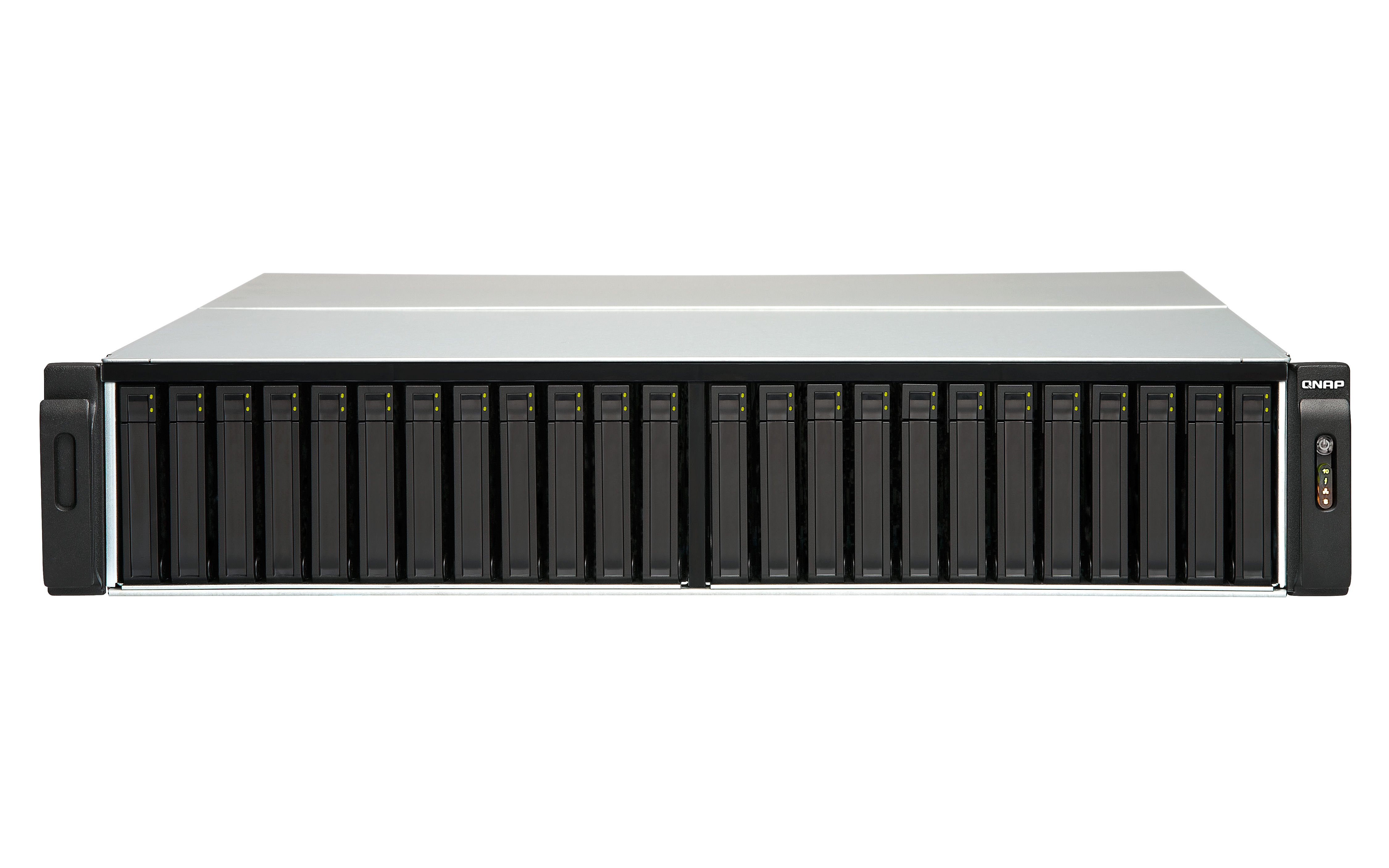 QNAP TES-3085U NAS Rack (2U) Intel® Xeon® D D-1548 64 GB DDR4 0 TB QNAP Enterprise System Black