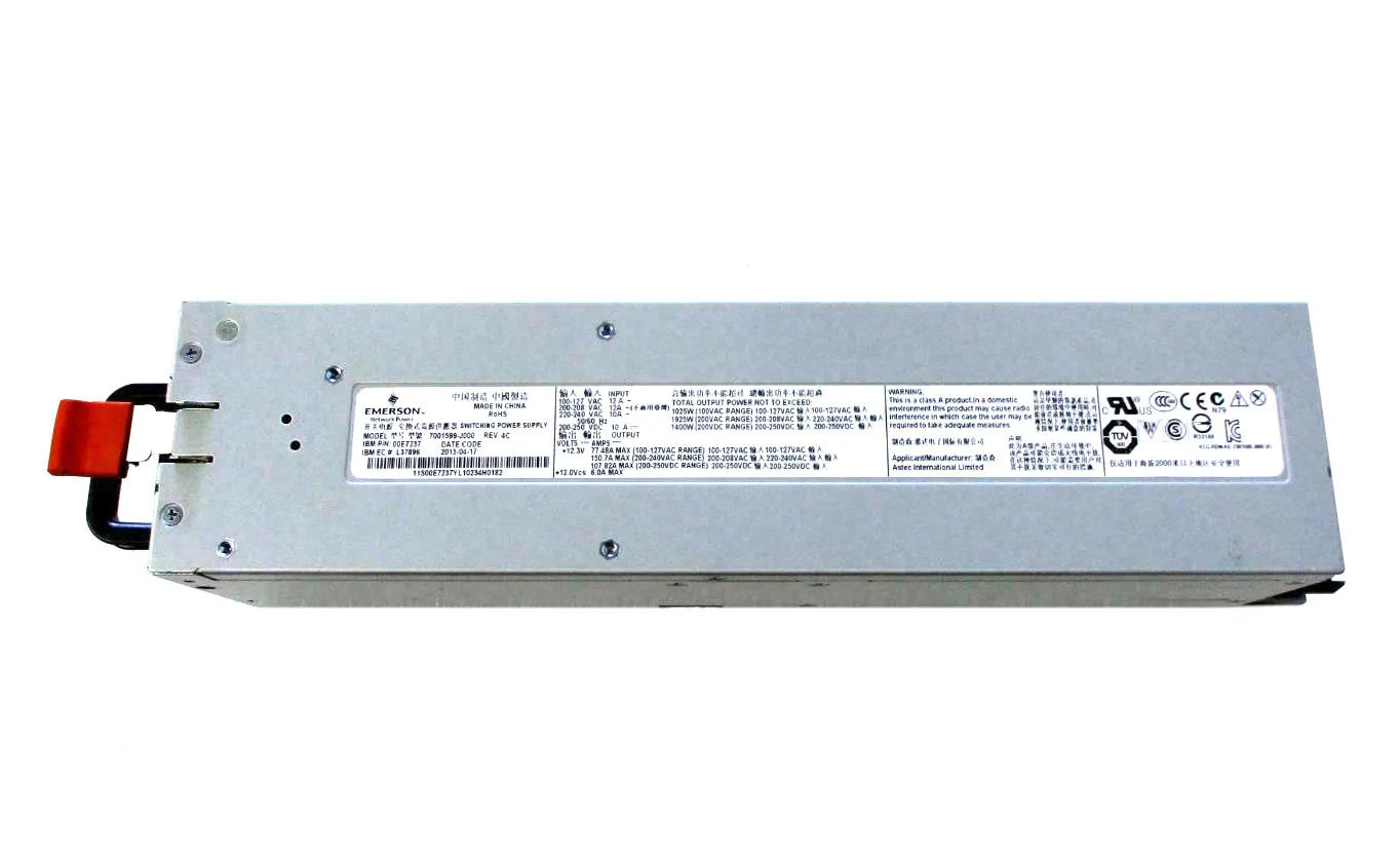 00E7237 - IBM 1925-Watts AC Power Supply For 8202 / 8205 Series