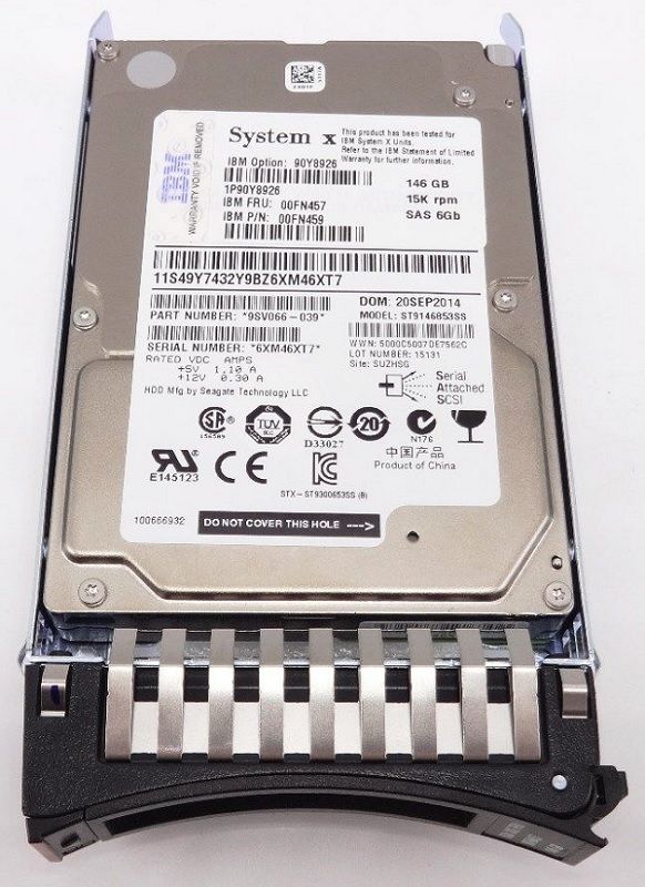 00FN457 - IBM 146GB 15000RPM SAS 2.5-Inch Hard Drive