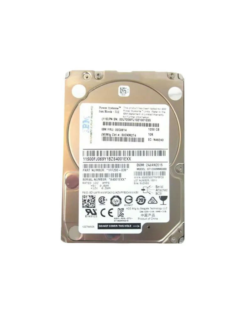 00LY209 - IBM 1.2TB SAS 10000RPM 2.5-Inch Hard Drive