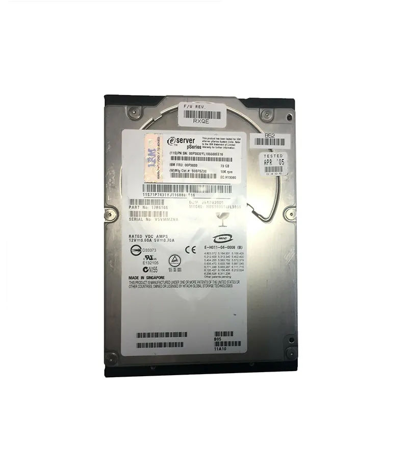 00P3833 - IBM 73.4GB 10000RPM SCSI 320MB/s 3.5-in Hard Drive