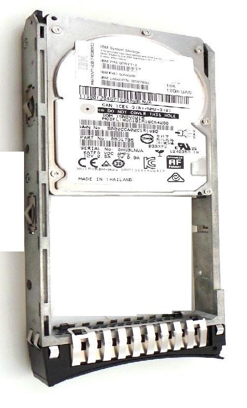 00RX908 - IBM 1.8TB 10000RPM SAS 2.5-Inch Hard Drive