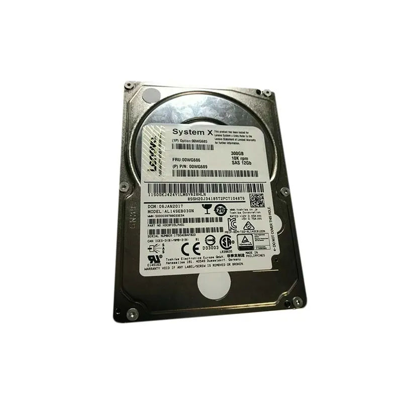 00WG689 - IBM 300GB 10000RPM SAS 12Gb/s 2.5-in Hard Drive