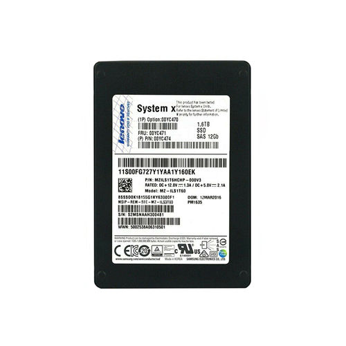 00YC474 - Lenovo 1.6TB 2.5 inch 12Gb/s SAS Solid State Drive