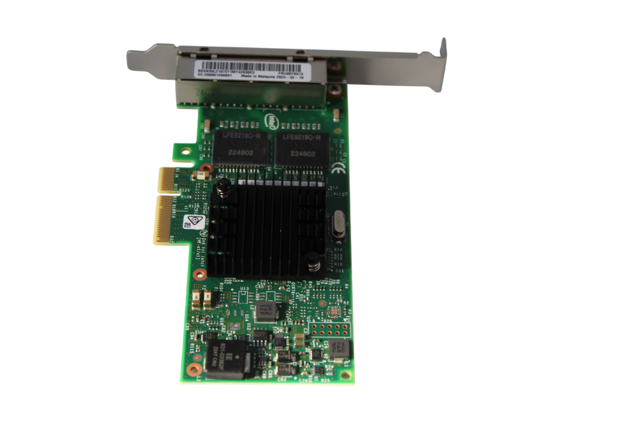 00YK613 - Lenovo 4-Port 1Gb/s RJ-45 PCIE 2.1 x4 1GBase-T Network Card