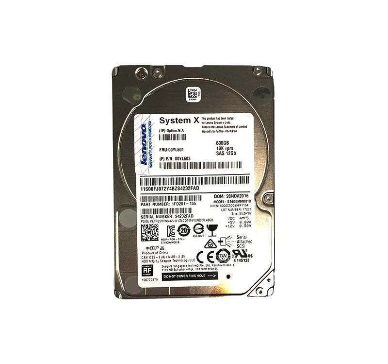 00YL601 - IBM 600GB 10000RPM SAS 6Gb/s Hot Swap 2.5-in HDD