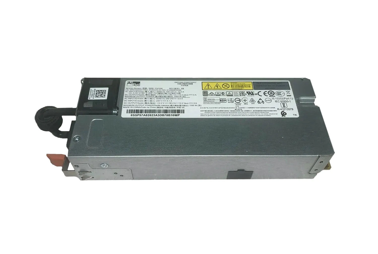 01GV270 - Lenovo 1100-Watts Power Supply For ThinkSystem SR650