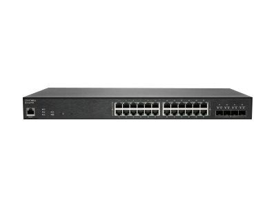 SonicWall 02-SSC-8376 24x1GbE PoE+ 4x10G SFP+ Managed Switch