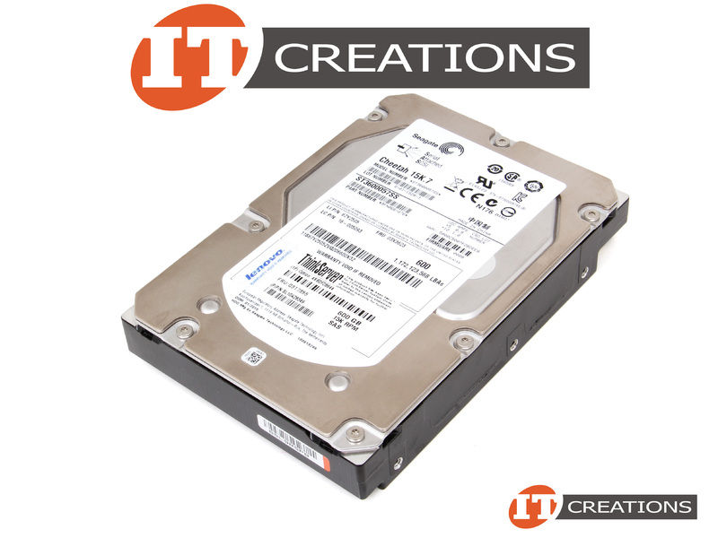 Lenovo ThinkServer 600GB 15000RPM SAS 6.0 Gbps 3.5-inch Hot Swap Hard Drive