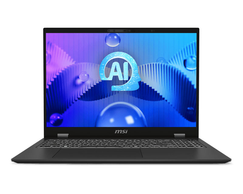 MSI Prestige B1VFG-091US Intel Core Ultra 7 155H Laptop 40.6 cm (16") Quad HD+ 32 GB LPDDR5-SDRAM 1 TB SSD NVIDIA GeForce RTX 4060 Wi-Fi 7 (802.11be) Windows 11 Pro Grey