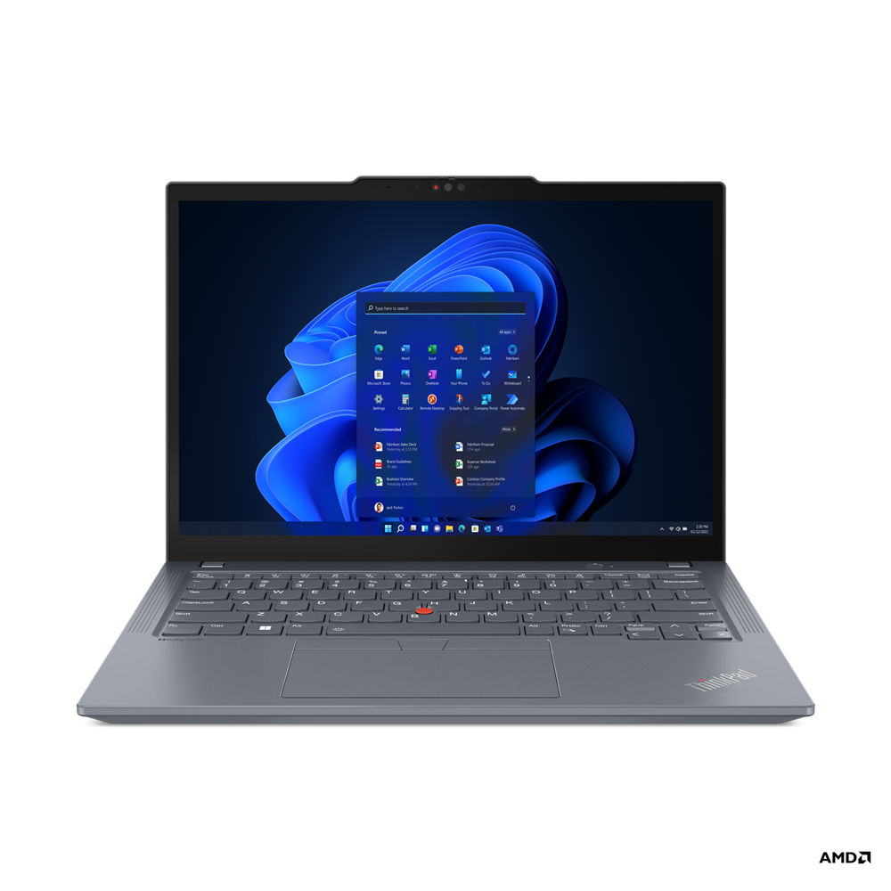 Lenovo ThinkPad X13 Gen 4 (AMD) AMD Ryzen™ 7 PRO 7840U Laptop 33.8 cm (13.3") Touchscreen WUXGA 16 GB LPDDR5x-SDRAM 512 GB SSD Wi-Fi 6E (802.11ax) Windows 11 Pro US English Grey