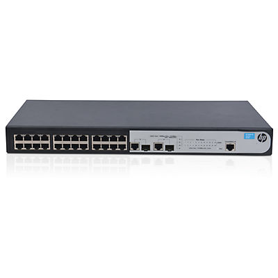 HP V 1910-24 Managed L3 Fast Ethernet (10/100) 1U Grey