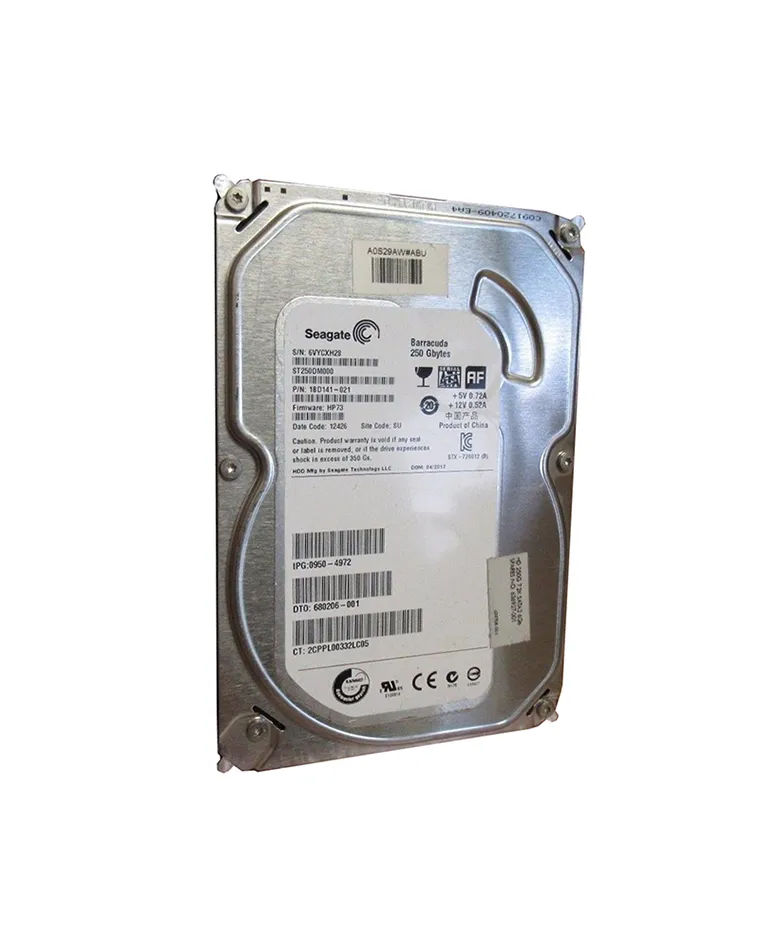 0950-4972 - HP 250GB 7200RPM SATA 3Gb/s 3.5-in Hard Drive