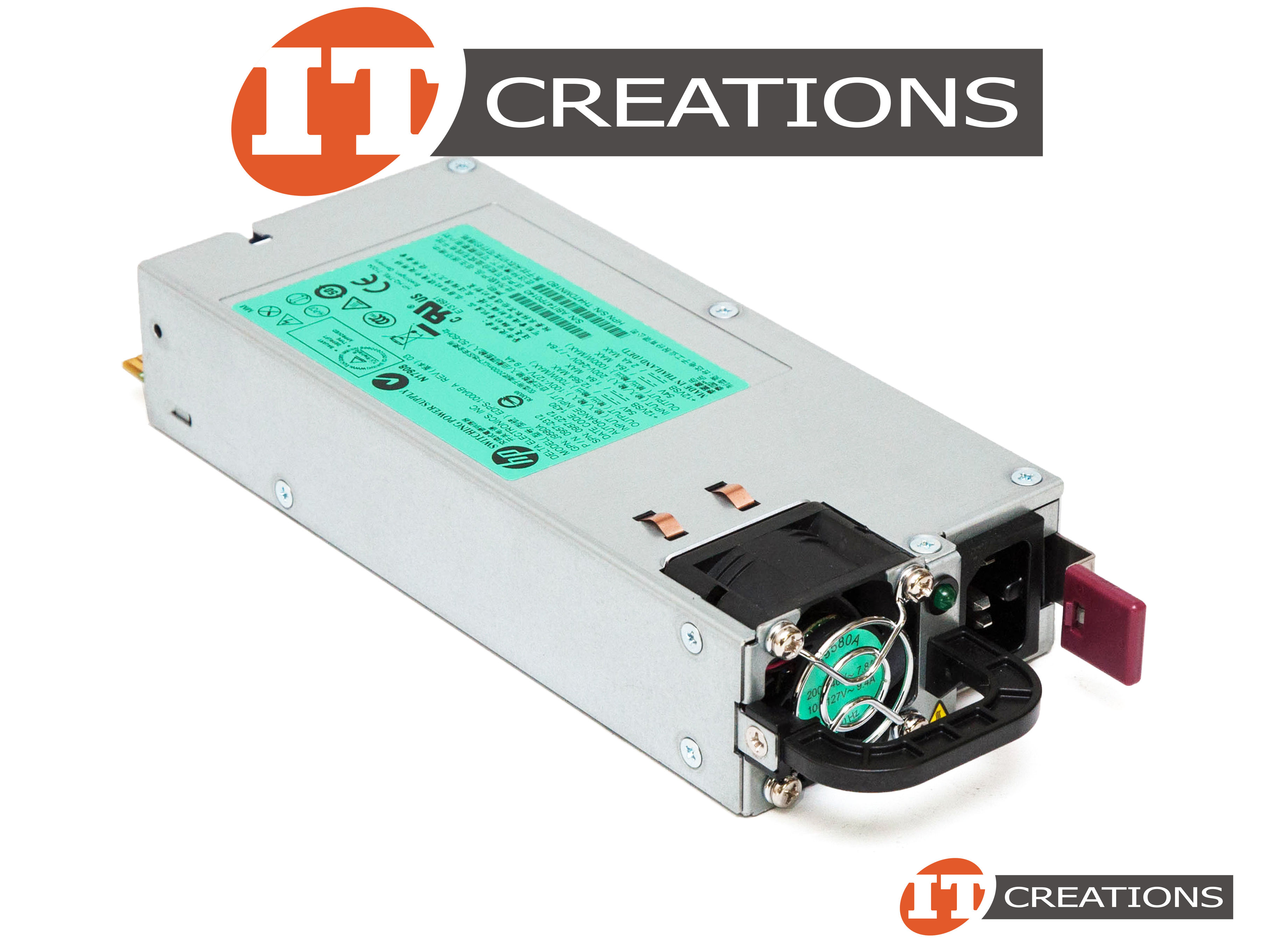 HP X312 1000W 100/240VAC to 54VDV Power Supply