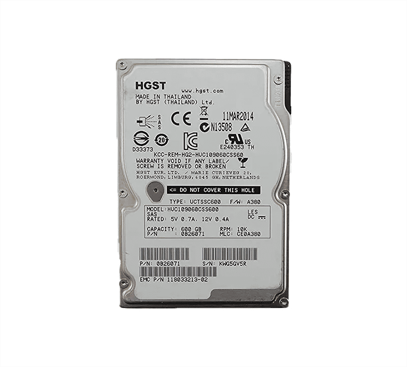 HGST Ultrastar C10K900 600GB SAS Hard Disk Drive