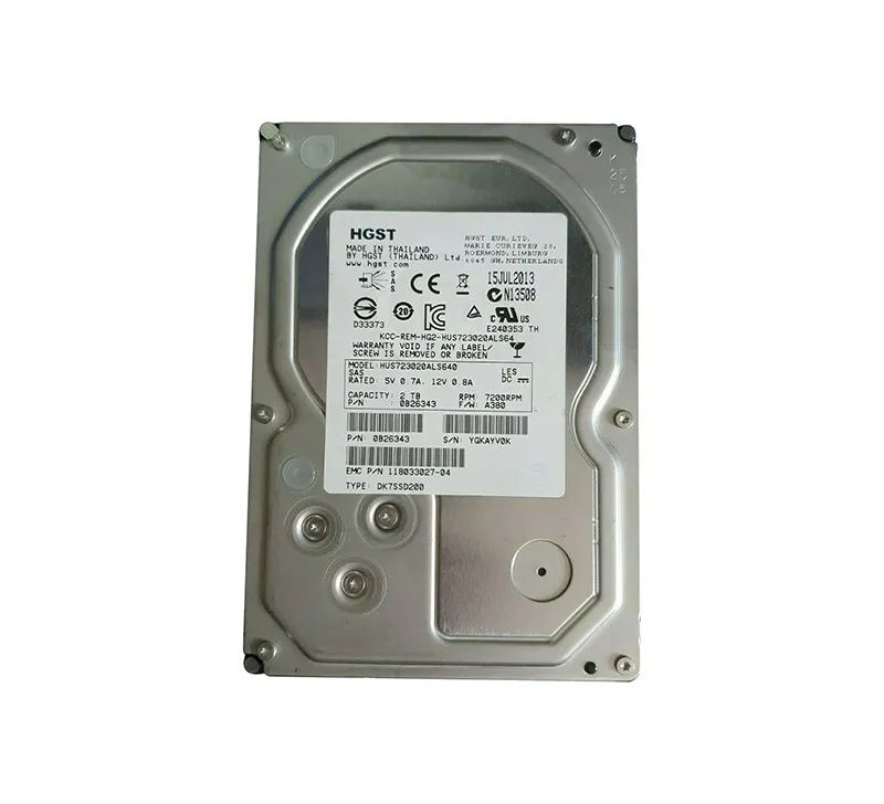 0B26343 - HGST Ultrastar 7K3000 2TB SAS 7200RPM 3.5-inch Hard Drive