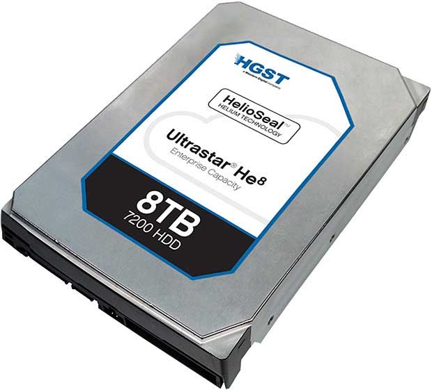 HGST Ultrastar He8 HUH728080ALE604 8TB Enterprise Hard Drive