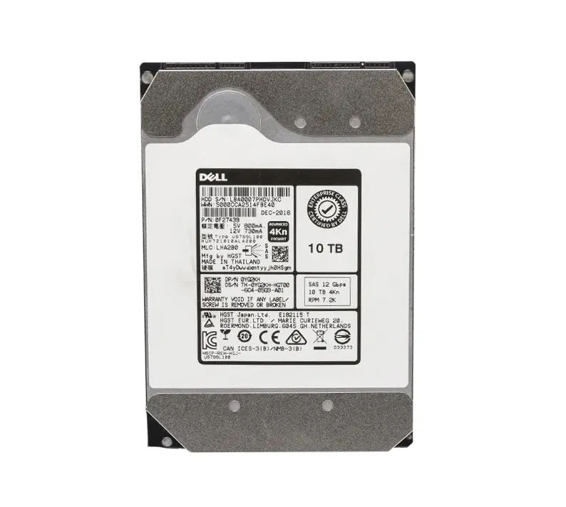 0F27439 - HGST 10TB 7200RPM SAS 12Gb/s 3.5-inch Hard Drive