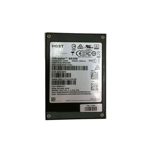 0TS1385 - HGST 1.6TB Ultrastar DC SS200 2.5 inch MLC 12Gb/s SAS SSD