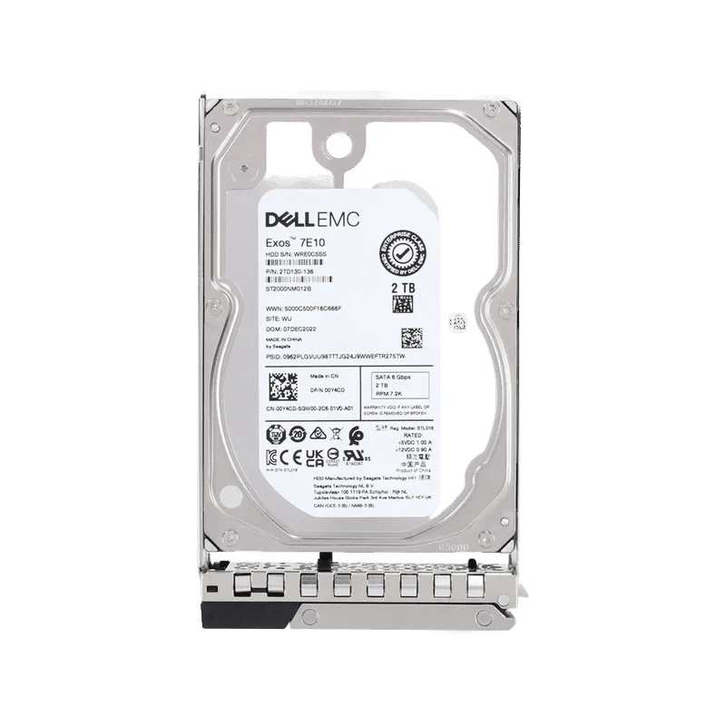 0Y4CD - Dell 2TB 7200RPM SATA 6Gb/s 3.5-Inch Hard Drive