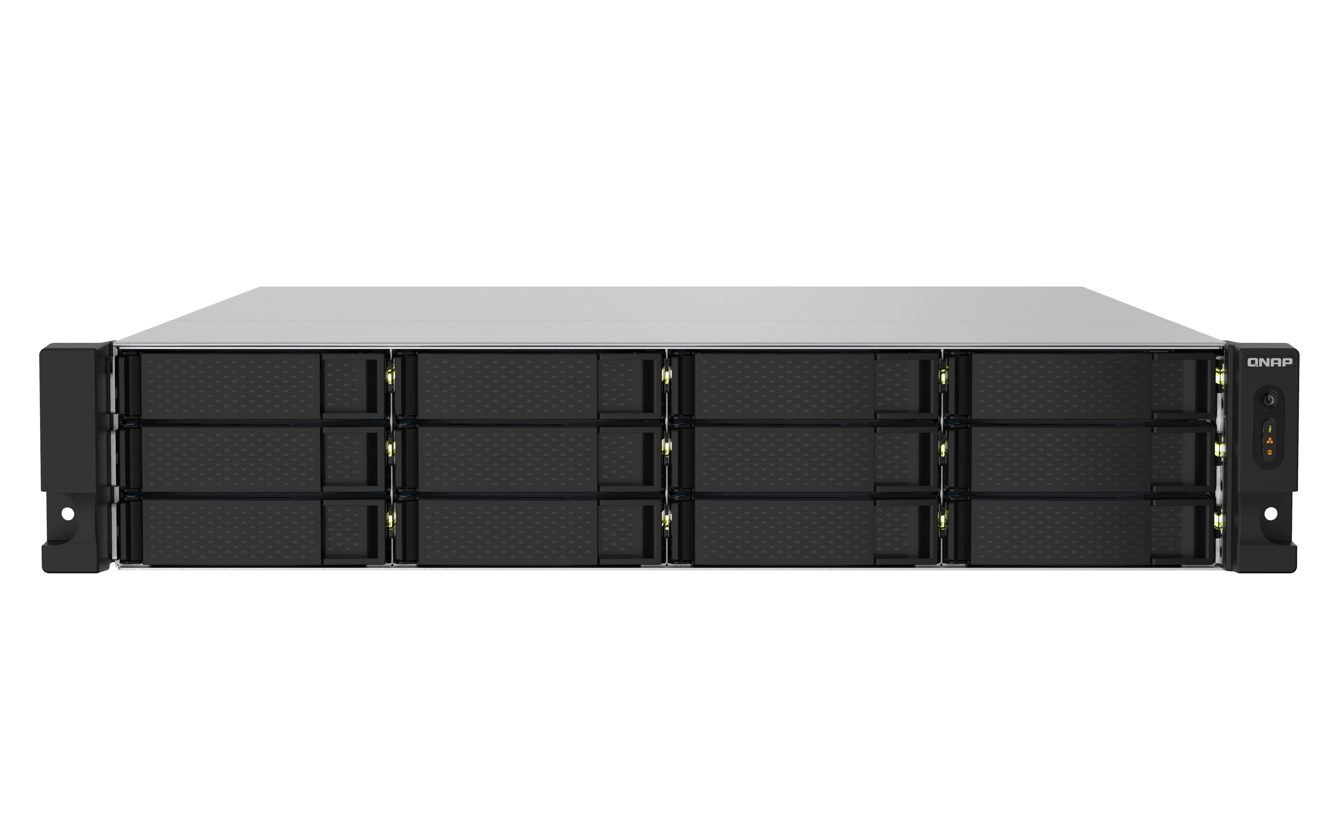 QNAP TS-1232PXU-RP NAS Rack (2U) Annapurna Labs Alpine AL-324 4 GB DDR4 0 TB QNAP Turbo System Black
