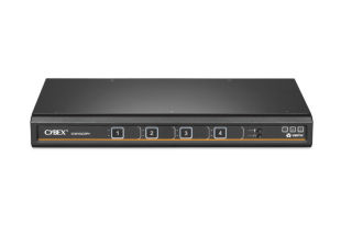 Vertiv Avocent SV Universal DP/H 4-Port Single Display KVM switch Black