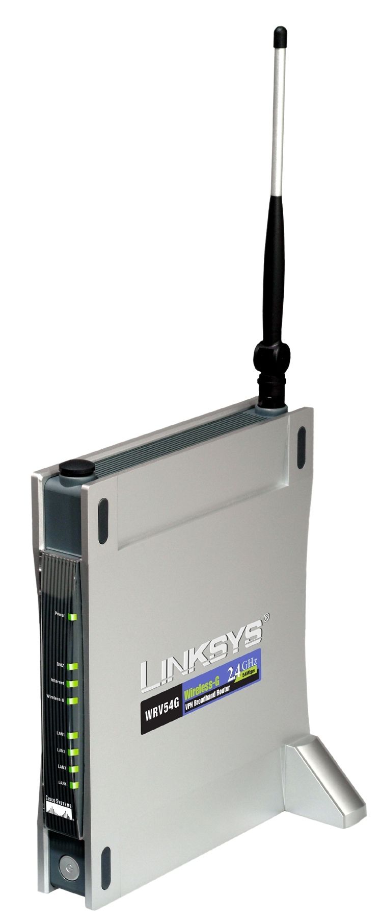 Linksys WRV54G wireless router Black, Silver