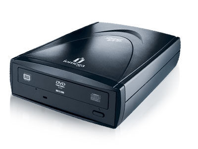 Iomega USB External DVD Burner optical disc drive Black