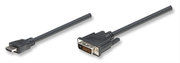 Intellinet 375214 - New Monitor Cable 25 HDMI-DVI M-M