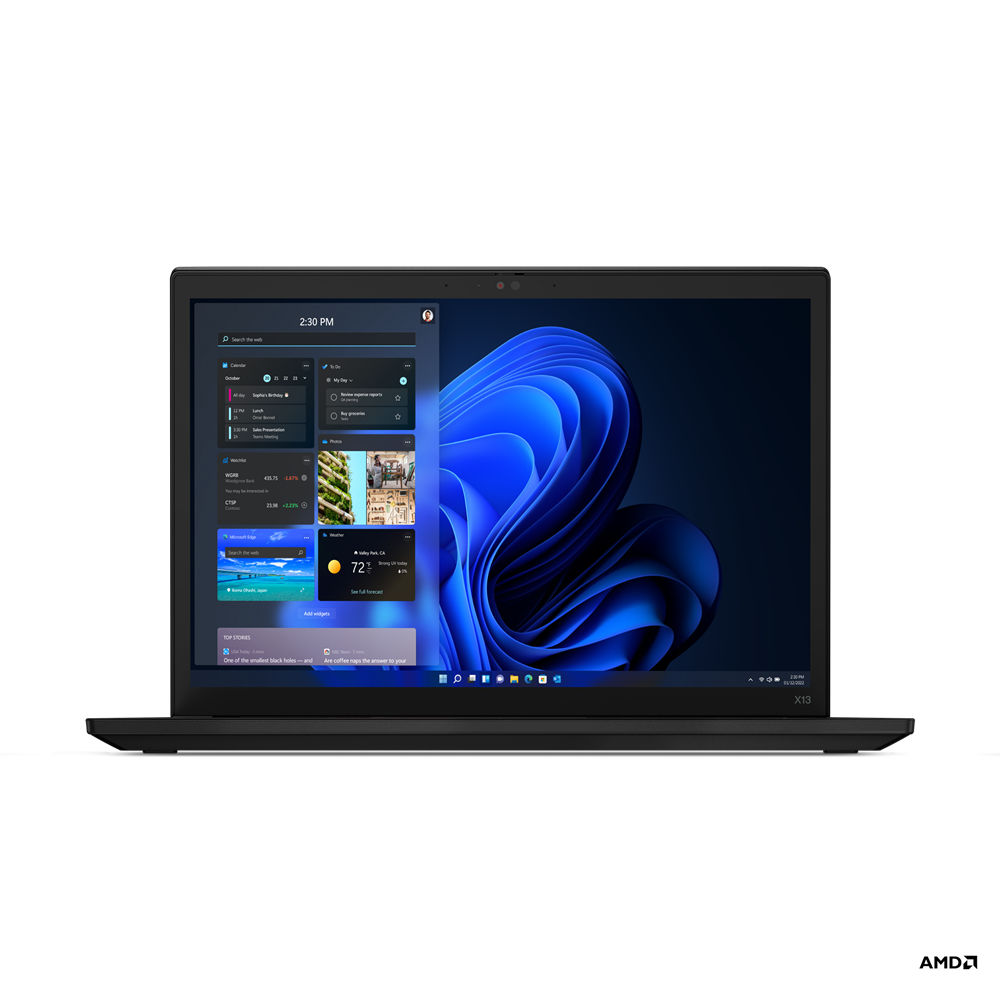 Lenovo ThinkPad X13 Gen 3 (AMD) AMD Ryzen™ 7 PRO 6850U Laptop 33.8 cm (13.3") Touchscreen WUXGA 16 GB LPDDR5-SDRAM 512 GB SSD Wi-Fi 6E (802.11ax) Windows 11 Pro English Black
