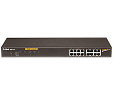 D-Link DES-1316 network switch Managed Power over Ethernet (PoE) Black