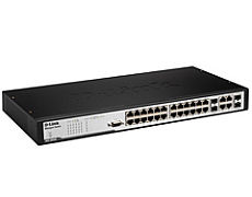 D-Link DES-3028G network switch Managed L2 Power over Ethernet (PoE) Black