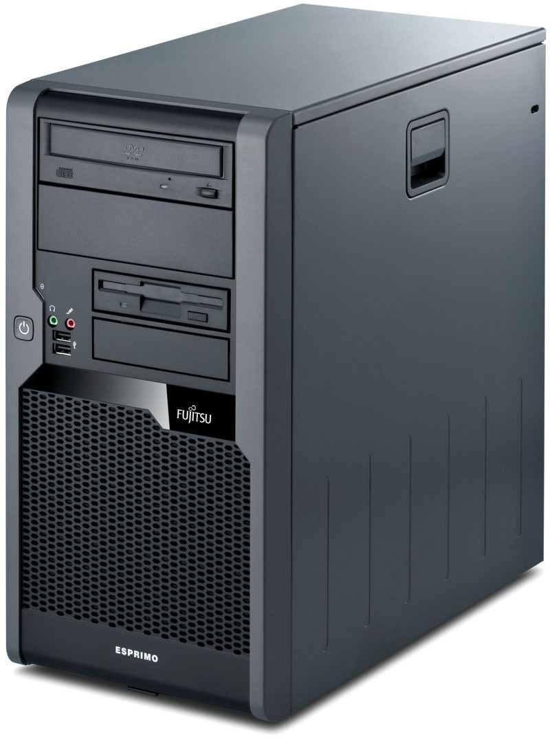 Fujitsu ESPRIMO P5730 Intel® Core™2 Duo E7300 2 GB DDR2-SDRAM 250 GB HDD Micro Tower PC Black
