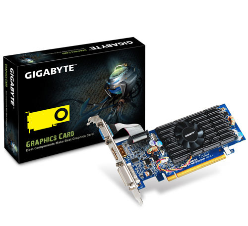 GIGABYTE GV-N210D2-512I graphics card NVIDIA GeForce 210 0.5 GB GDDR2