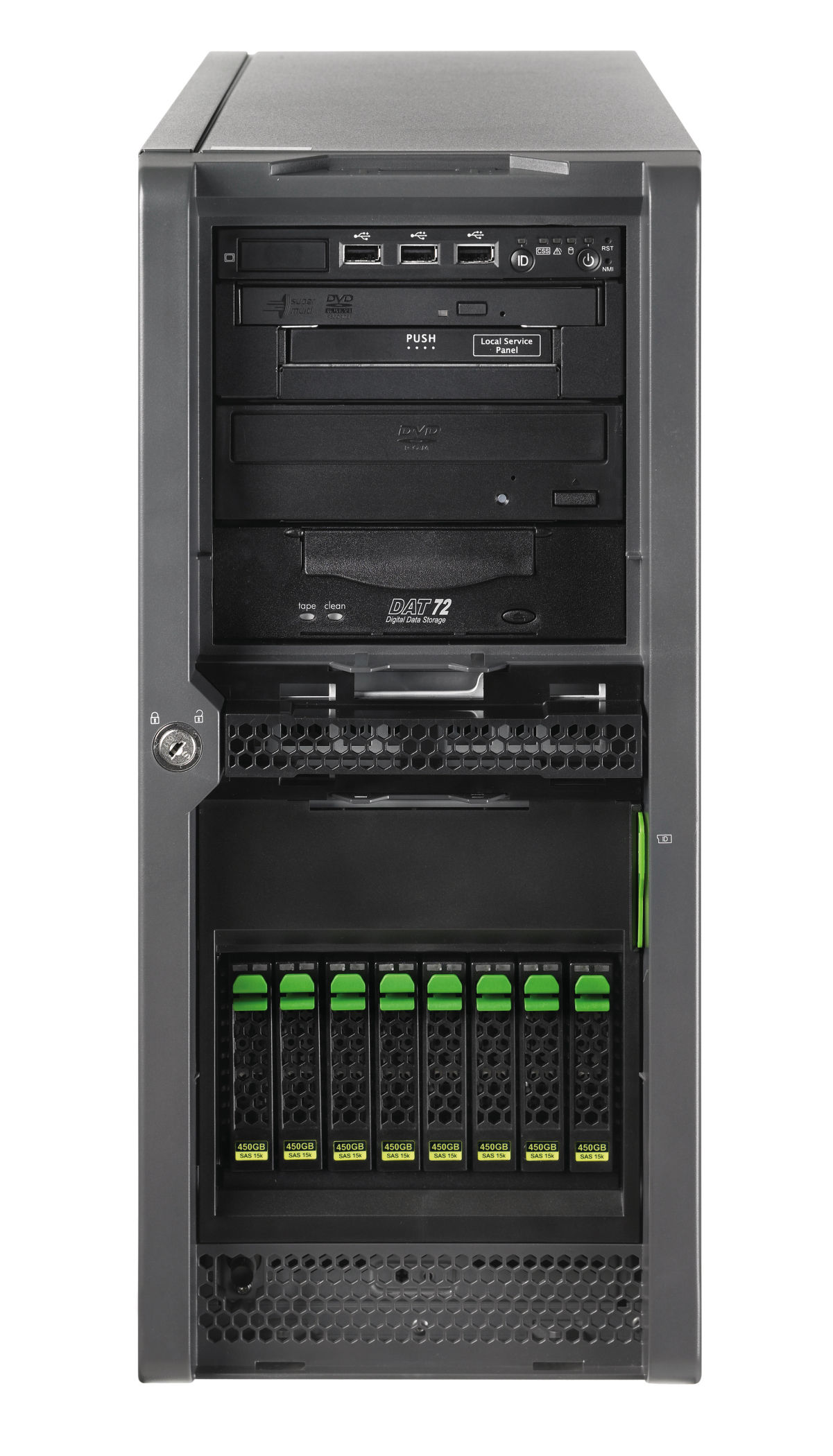 Fujitsu PRIMERGY TX150 S7 server Rack (5U) Intel® Xeon® 3000 Sequence X3430 2.4 GHz 6 GB DDR3-SDRAM