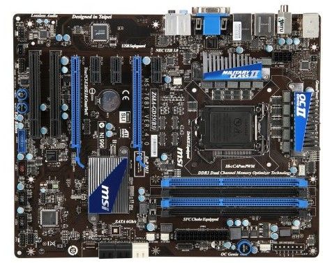MSI Z68A-GD55 Intel Z68 LGA 1155 (Socket H2) ATX