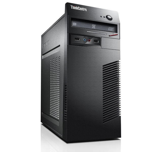 Lenovo ThinkCentre M71e Intel® Core™ i3 i3-2100 2 GB DDR3-SDRAM 500 GB HDD Windows 7 Professional Tower PC Black