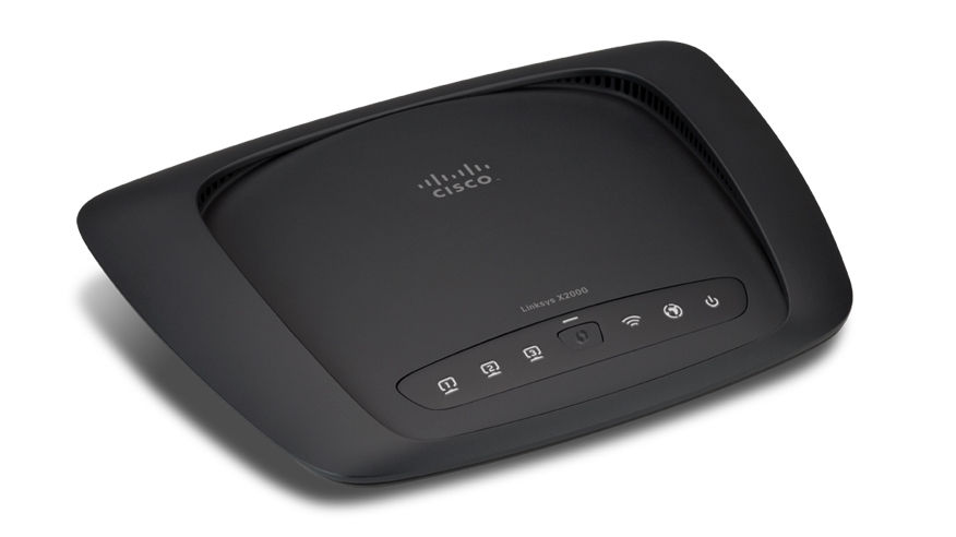 Linksys X2000 wireless router Fast Ethernet Black