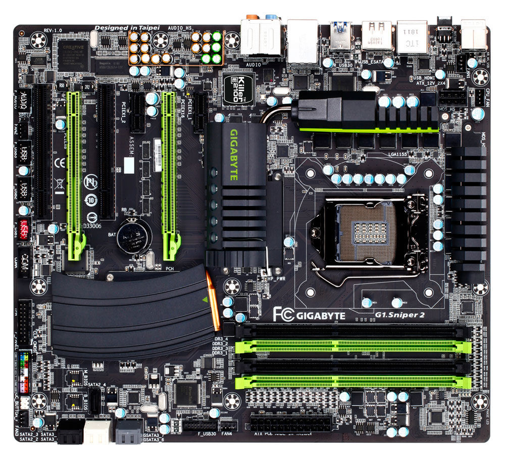 GIGABYTE G1.Sniper2 Intel Z68 LGA 1155 (Socket H2) ATX