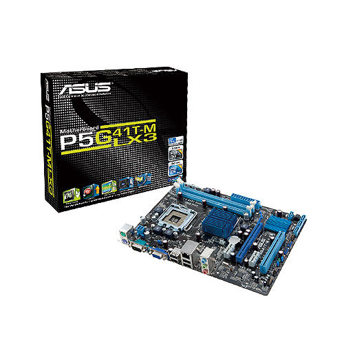 ASUS P5G41T-M LX3 Intel® G41 LGA 775 (Socket T) micro ATX