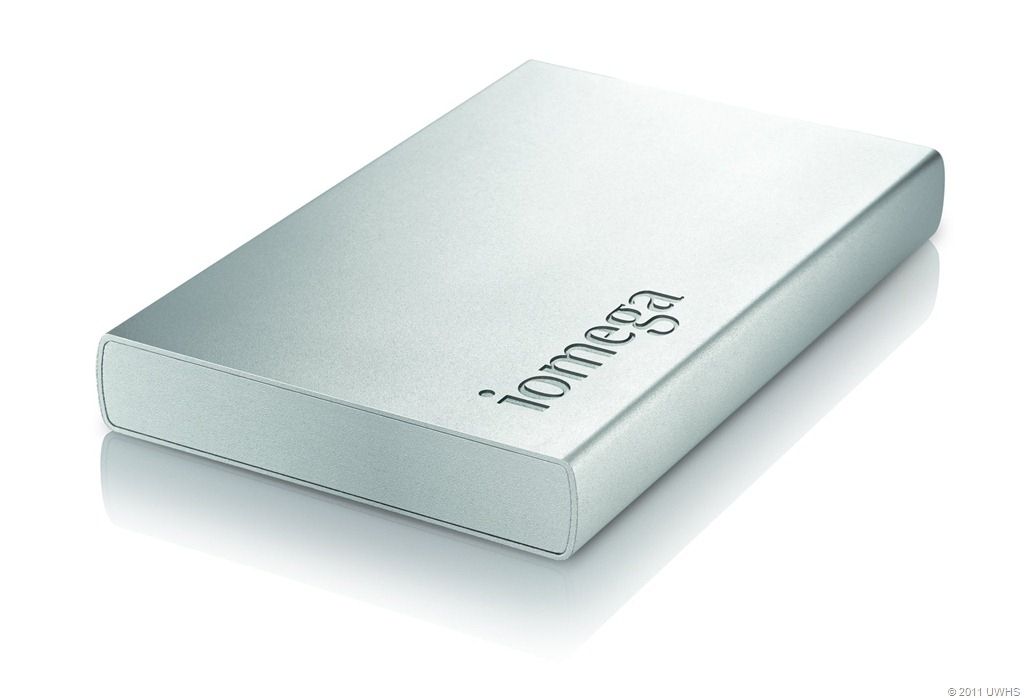 Iomega Helium 1TB external hard drive USB 2.0 Silver