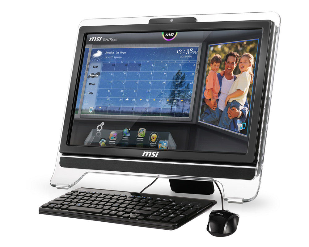 MSI Wind Top AE2050-011CS E-350 50.8 cm (20") 1600 x 900 pixels Touchscreen 4 GB DDR3-SDRAM 500 GB Windows 7 Home Premium Black