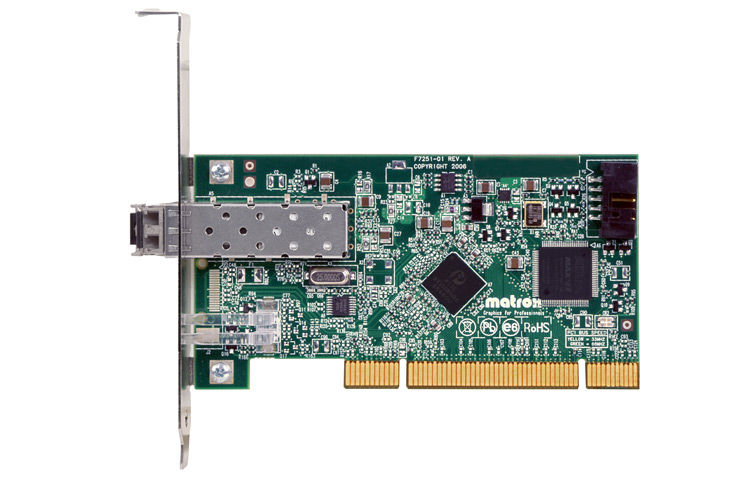 Matrox RGU Fiber-Optic Interface Card, PCI KVM extender Transmitter & receiver