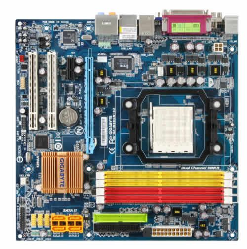 GIGABYTE GA-M68SM-S2 motherboard Socket AM2 micro ATX
