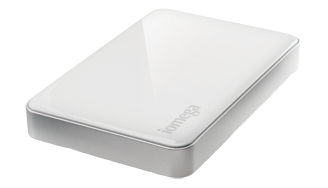 Iomega 1TB eGo White Mac Edition external hard drive 7200 RPM 2.5" USB 2.0
