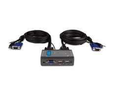 D-Link KVM-221 2-Port USB with Audio Support KVM switch