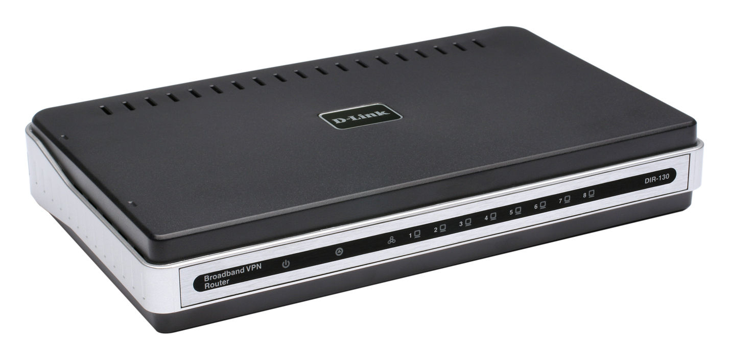 D-Link DIR-130 wired router Black